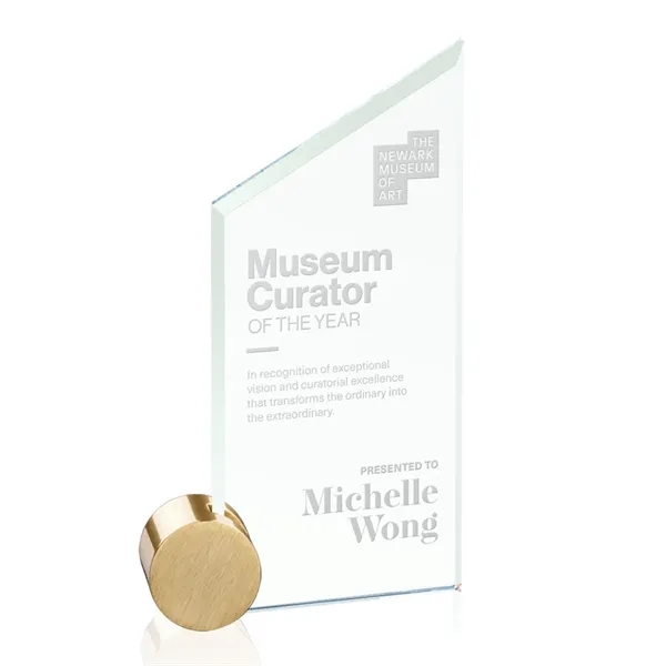 Cooper Award - Jade/Gold Circle