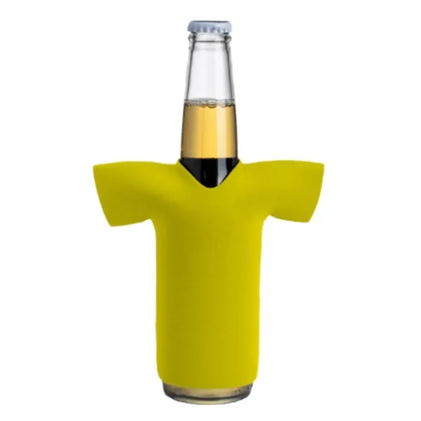 330ML Neoprene V-Neck T-SHIRT Shape Bottle Cooler - 330ML Neoprene V-Neck T-SHIRT Shape Bottle Cooler - Image 2 of 11