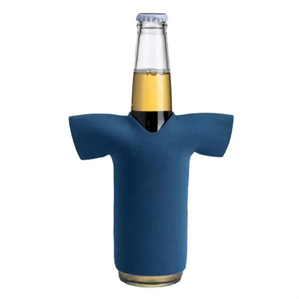 330ML Neoprene V-Neck T-SHIRT Shape Bottle Cooler - 330ML Neoprene V-Neck T-SHIRT Shape Bottle Cooler - Image 6 of 11