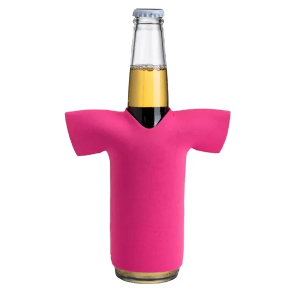 330ML Neoprene V-Neck T-SHIRT Shape Bottle Cooler - 330ML Neoprene V-Neck T-SHIRT Shape Bottle Cooler - Image 8 of 11