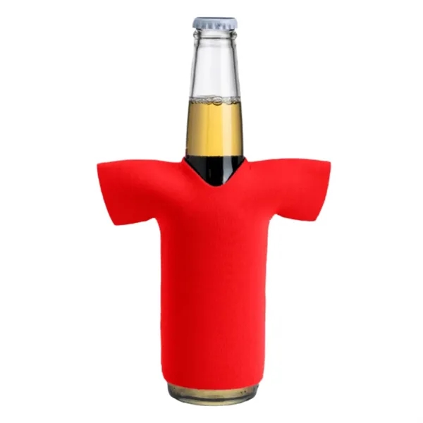 330ML Neoprene V-Neck T-SHIRT Shape Bottle Cooler - 330ML Neoprene V-Neck T-SHIRT Shape Bottle Cooler - Image 9 of 11