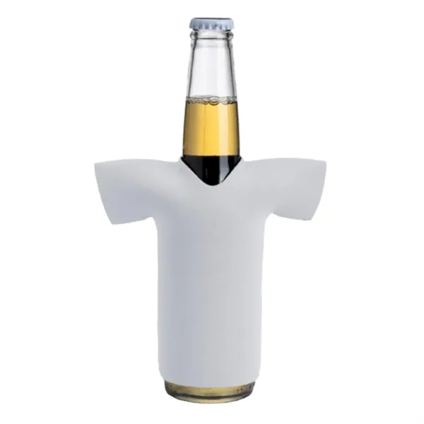 330ML Neoprene V-Neck T-SHIRT Shape Bottle Cooler - 330ML Neoprene V-Neck T-SHIRT Shape Bottle Cooler - Image 11 of 11
