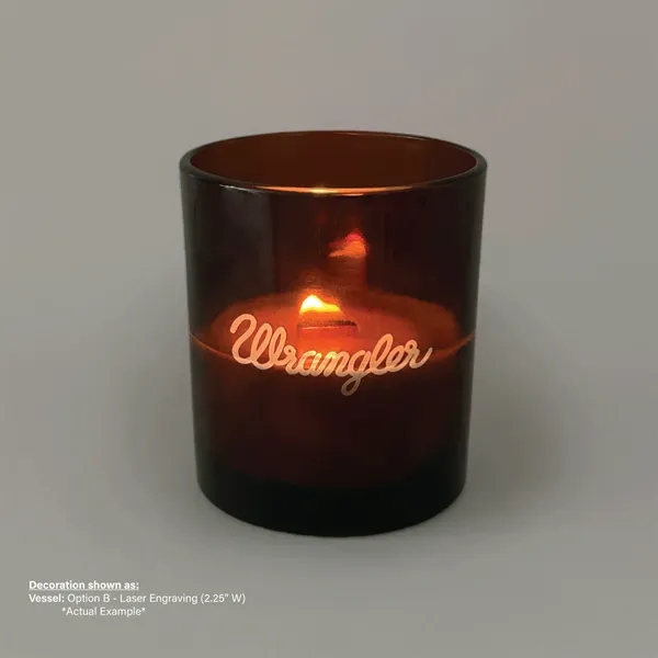 14 oz. Amber Luxury Candle with Gift Box - Engraved - 14 oz. Amber Luxury Candle with Gift Box - Engraved - Image 4 of 6