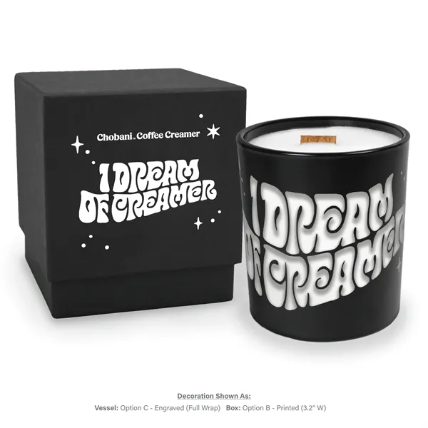 14 oz. Black Luxury Candle with Gift Box - Engraved - 14 oz. Black Luxury Candle with Gift Box - Engraved - Image 0 of 6
