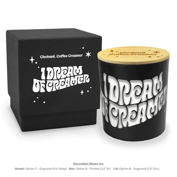 14 oz. Black Luxury Candle with Gift Box - Engraved - 14 oz. Black Luxury Candle with Gift Box - Engraved - Image 1 of 6