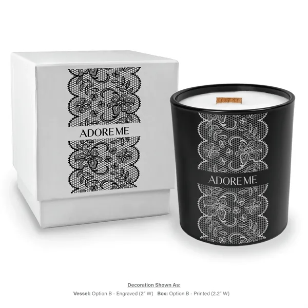 14 oz. Black Luxury Candle with Gift Box - Engraved - 14 oz. Black Luxury Candle with Gift Box - Engraved - Image 3 of 6