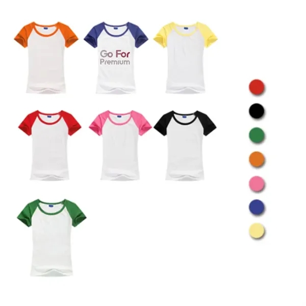 Raglan Shirt Baseball Tee Cotton T-Shirt - Raglan Shirt Baseball Tee Cotton T-Shirt - Image 0 of 1