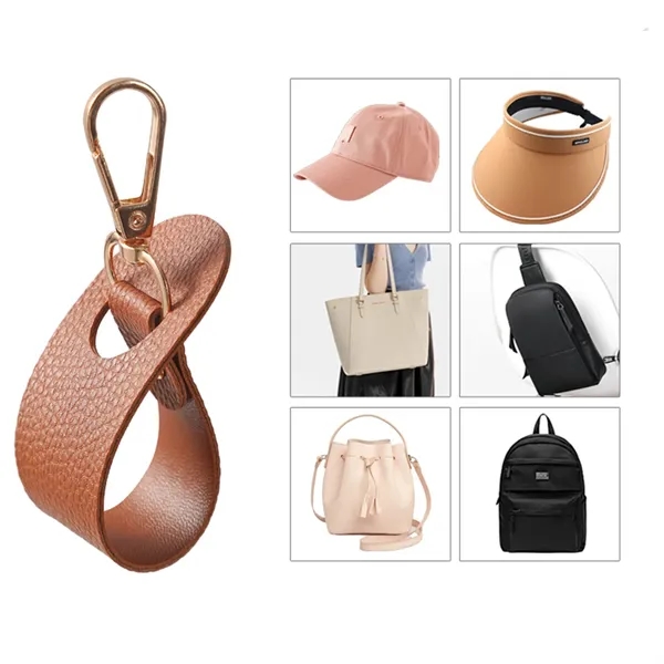 leather hook travel cap clip - leather hook travel cap clip - Image 2 of 4