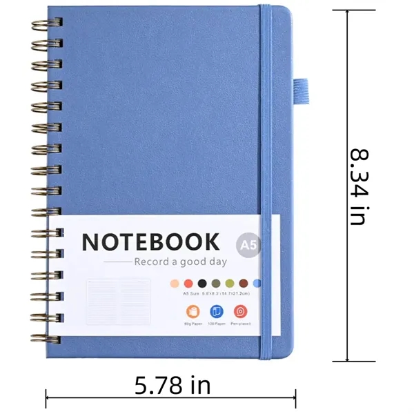 A5 Spiral Notebook Minimalist Design Durable Paper Writing - A5 Spiral Notebook Minimalist Design Durable Paper Writing - Image 1 of 3