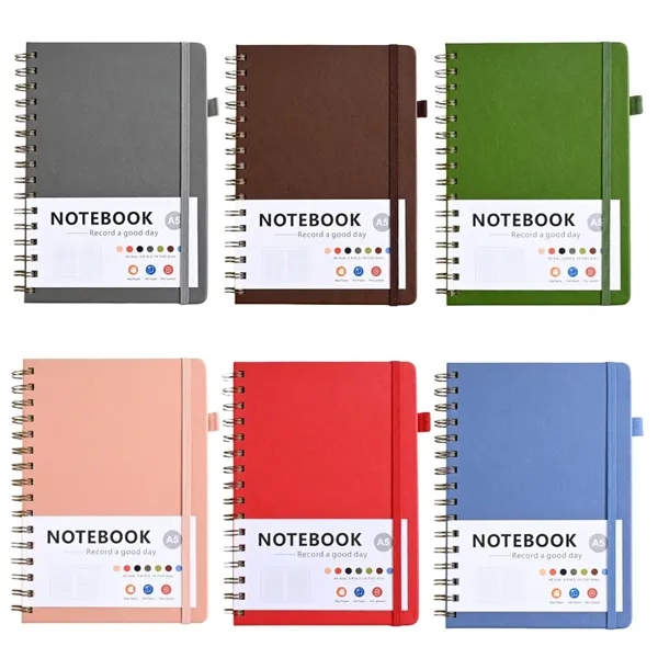 A5 Spiral Notebook Minimalist Design Durable Paper Writing - A5 Spiral Notebook Minimalist Design Durable Paper Writing - Image 3 of 3