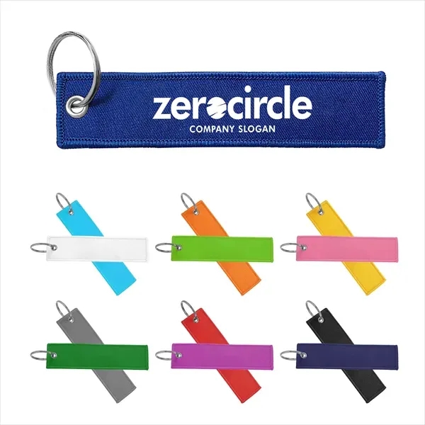 Custom Embroidered Flight Keychain for Car & Brand Lovers - Custom Embroidered Flight Keychain for Car & Brand Lovers - Image 1 of 7