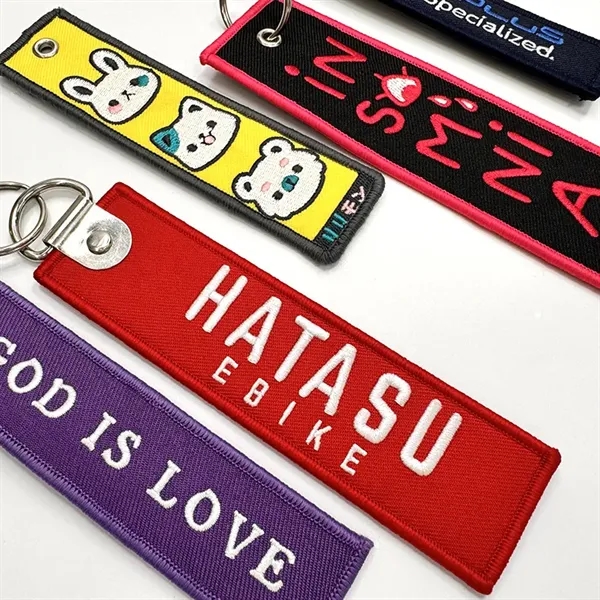 Custom Embroidered Flight Keychain for Car & Brand Lovers - Custom Embroidered Flight Keychain for Car & Brand Lovers - Image 6 of 7