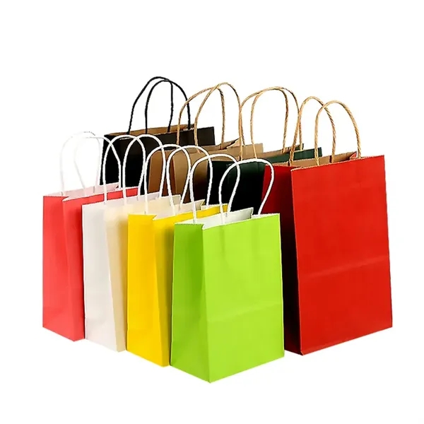 Kraft Paper Tote Bags for Retail Events and Gifting - Kraft Paper Tote Bags for Retail Events and Gifting - Image 1 of 15