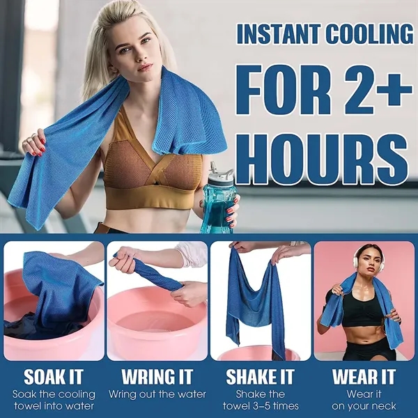 Breathable Chilly Towel with carry bottle - Breathable Chilly Towel with carry bottle - Image 3 of 6