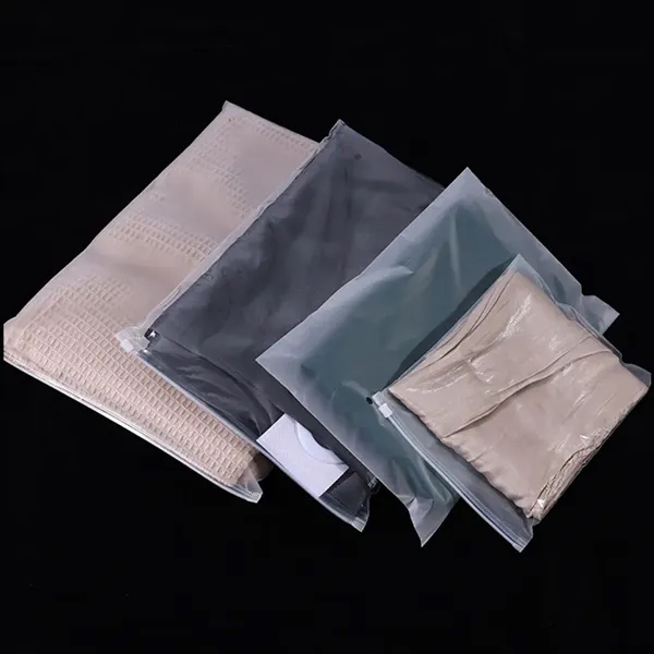 Frosted zipper reclosable plastic bag - Frosted zipper reclosable plastic bag - Image 2 of 2