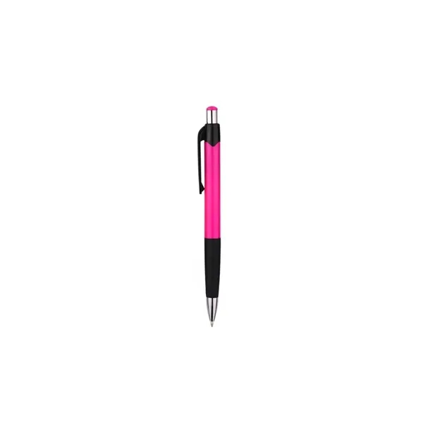 Bright Color Rubber Grip Ballpoint Pen - Bright Color Rubber Grip Ballpoint Pen - Image 6 of 7