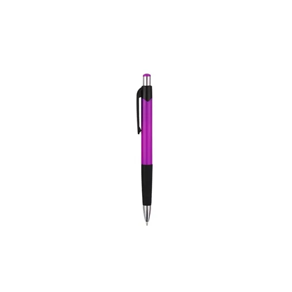 Bright Color Rubber Grip Ballpoint Pen - Bright Color Rubber Grip Ballpoint Pen - Image 7 of 7