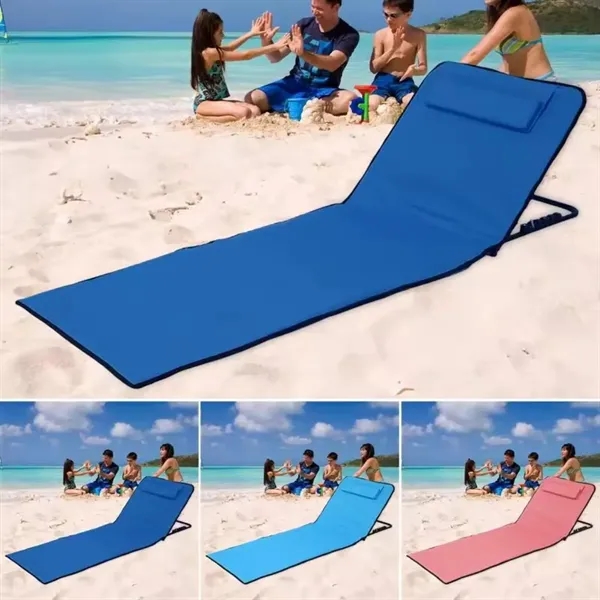 Adjustable Beach Chairs Outdoor Lounger Foldable Mats - Adjustable Beach Chairs Outdoor Lounger Foldable Mats - Image 1 of 2