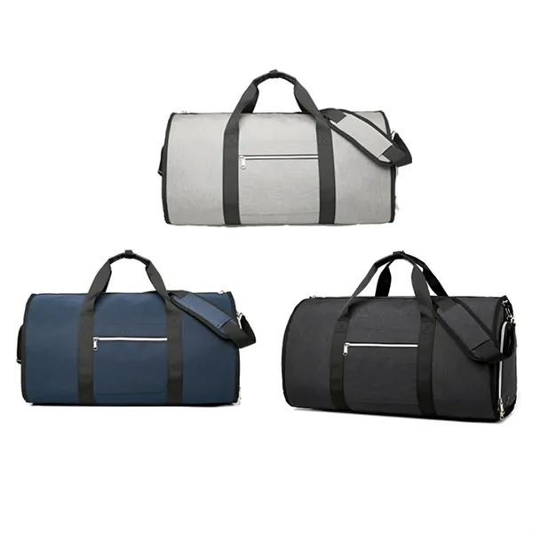 Large Travel Luggage Duffel Bag with Shoe Compartment - Large Travel Luggage Duffel Bag with Shoe Compartment - Image 2 of 5