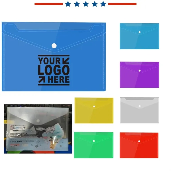 Hook and Loop closure document pouch - Hook and Loop closure document pouch - Image 0 of 8