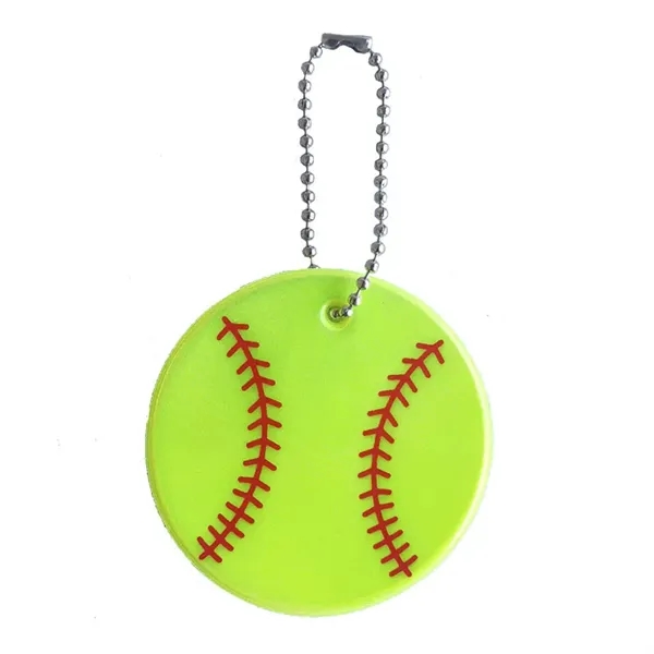 Reflective Baseball Keychain - Reflective Baseball Keychain - Image 2 of 6