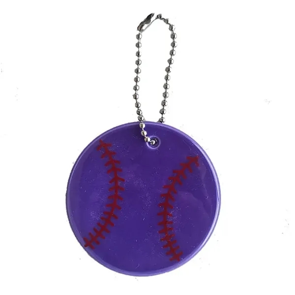 Reflective Baseball Keychain - Reflective Baseball Keychain - Image 3 of 6