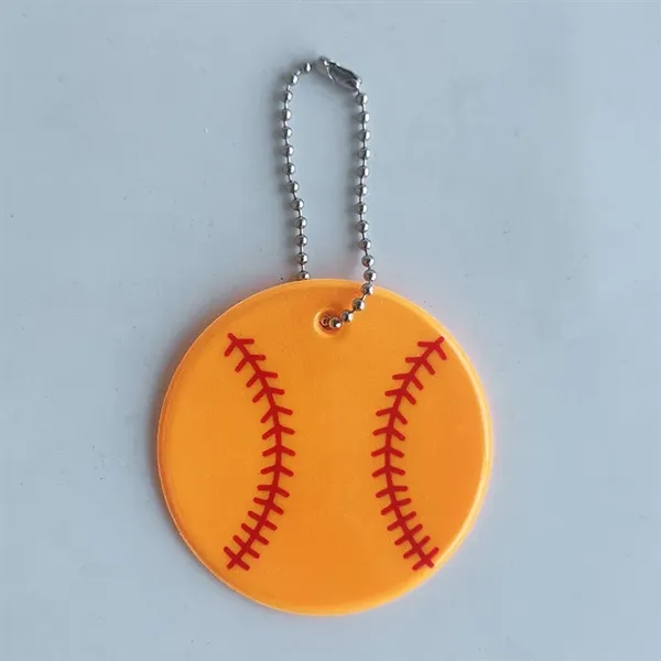 Reflective Baseball Keychain - Reflective Baseball Keychain - Image 4 of 6