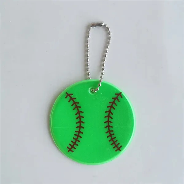 Reflective Baseball Keychain - Reflective Baseball Keychain - Image 5 of 6
