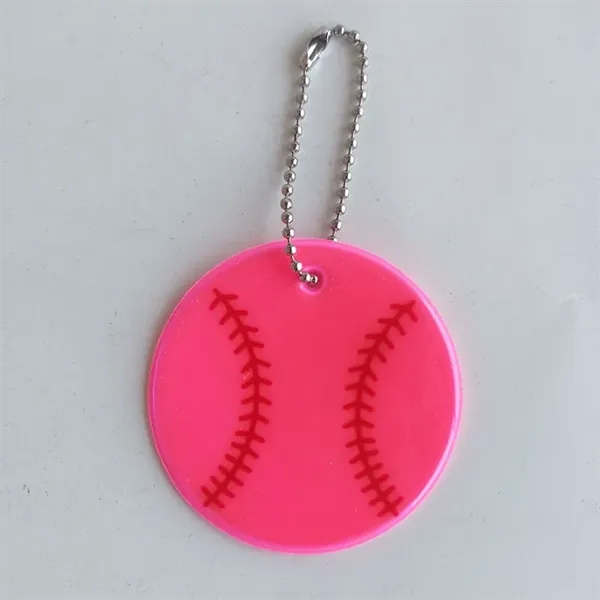 Reflective Baseball Keychain - Reflective Baseball Keychain - Image 6 of 6