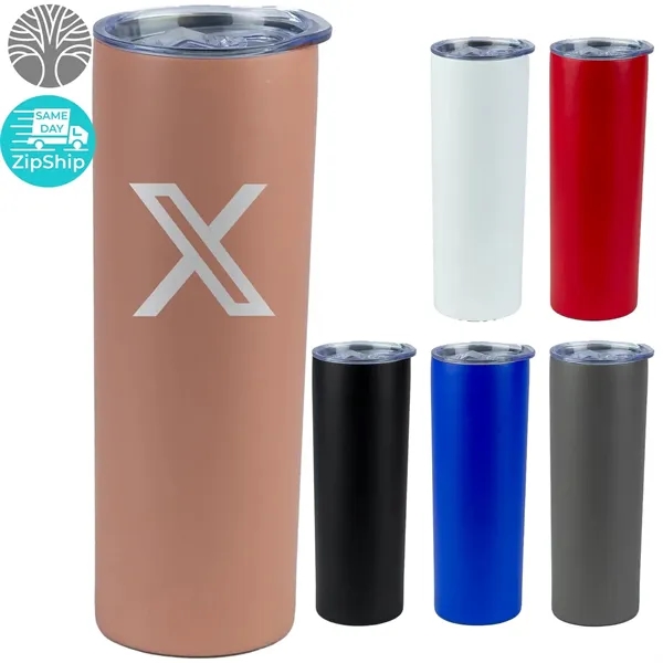 Recycled 20 oz. Double-Wall Stainless Steel Tumbler - Recycled 20 oz. Double-Wall Stainless Steel Tumbler - Image 0 of 0