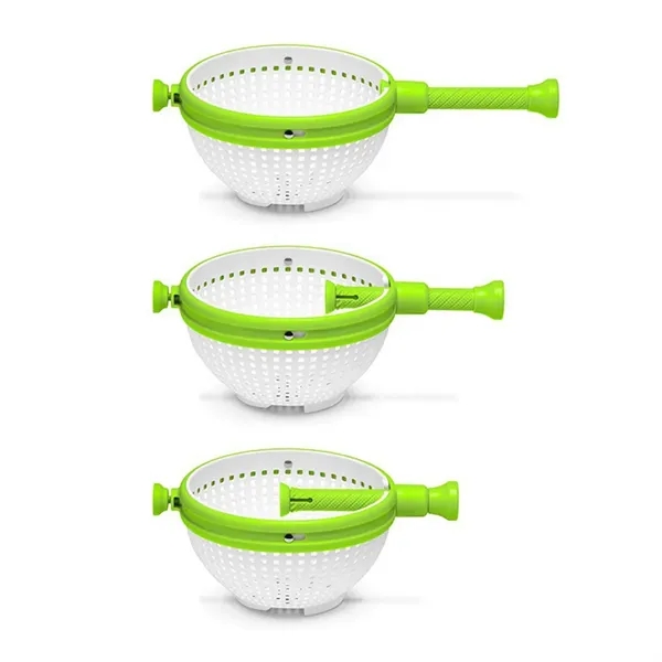 Salad Spin Drier Kitchen Vegetable Washer - Salad Spin Drier Kitchen Vegetable Washer - Image 3 of 4