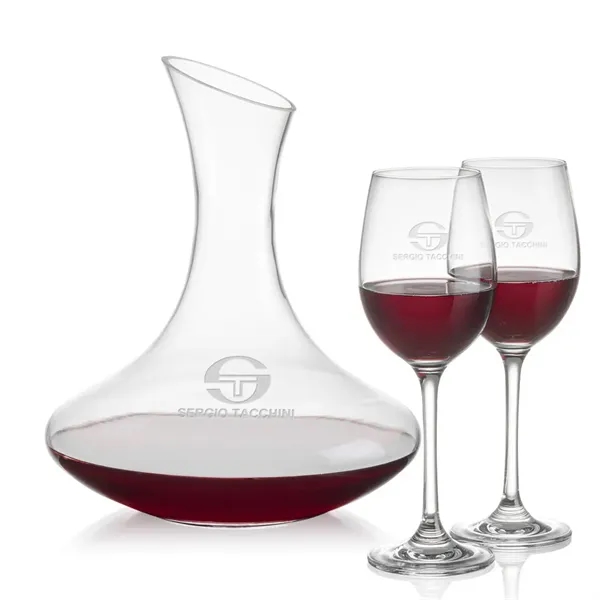 Custom Hampton Carafe & Burlington Wine