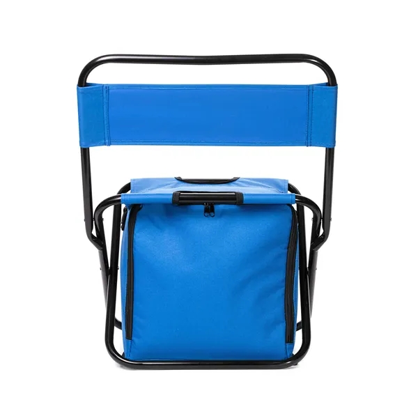 Folding Chair with 24 Can Cooler Bag & Pockets - Folding Chair with 24 Can Cooler Bag & Pockets - Image 10 of 14