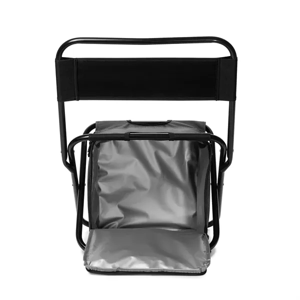 Folding Chair with 24 Can Cooler Bag & Pockets - Folding Chair with 24 Can Cooler Bag & Pockets - Image 14 of 14