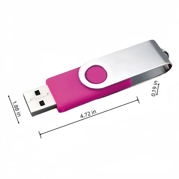 16GB Rotatable Thumb Drive USB Flash Drives - 16GB Rotatable Thumb Drive USB Flash Drives - Image 1 of 1