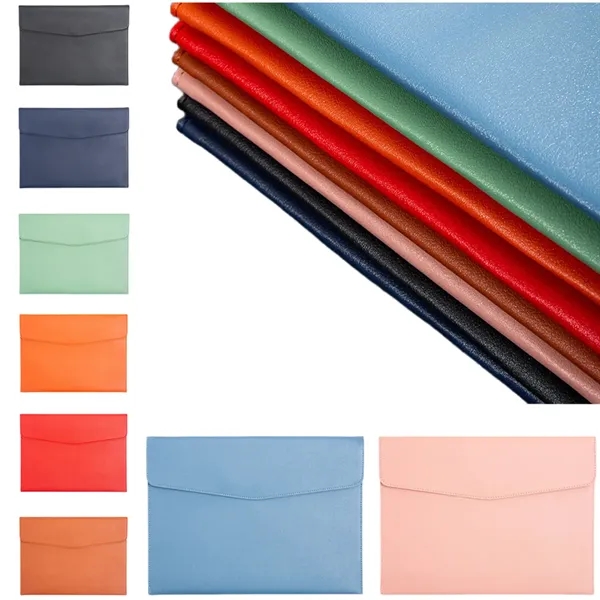 PU Leather Thickened Briefcase Waterproof Document Bag - PU Leather Thickened Briefcase Waterproof Document Bag - Image 3 of 4
