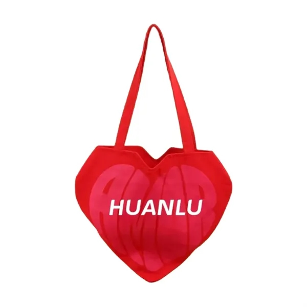 Red Heart Tote with Handles - Red Heart Tote with Handles - Image 0 of 4