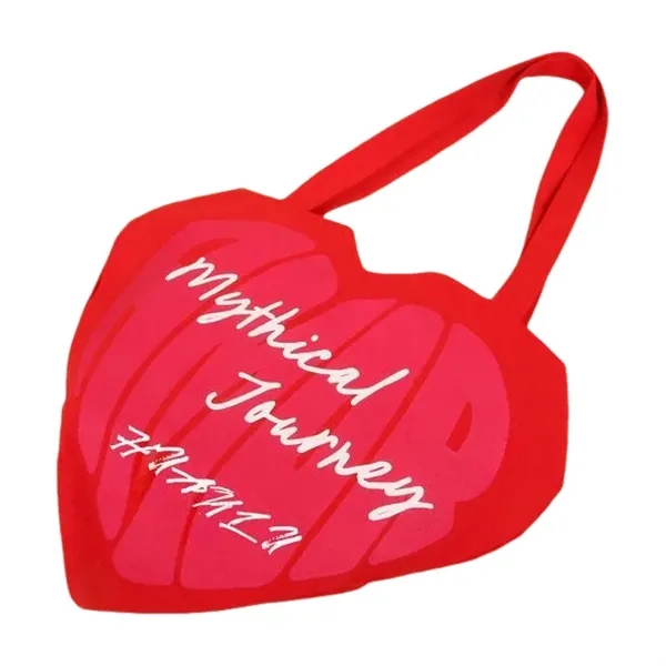Red Heart Tote with Handles - Red Heart Tote with Handles - Image 4 of 4