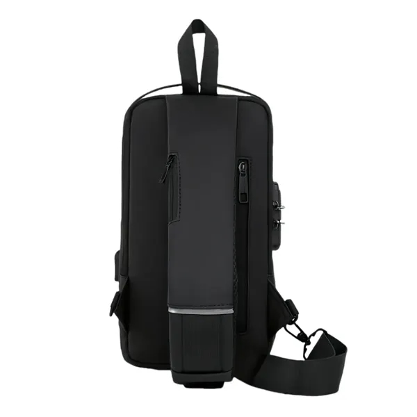 Anti Theft Fanny Pack Crossbody  Sling Bags With Lock - Anti Theft Fanny Pack Crossbody  Sling Bags With Lock - Image 4 of 4