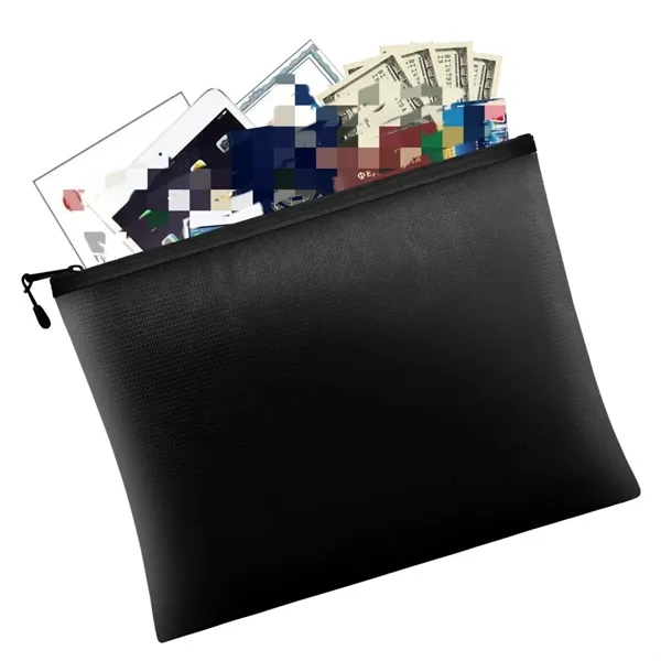 Fireproof Waterproof Document Bag Secure Storage for Papers - Fireproof Waterproof Document Bag Secure Storage for Papers - Image 2 of 3