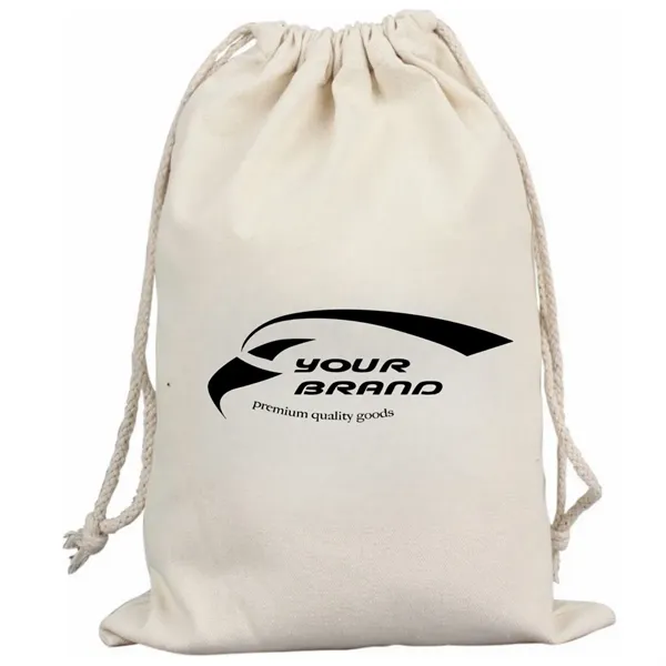 High Quality Eco-Friendly Cotton Drawstring Tote Bag - High Quality Eco-Friendly Cotton Drawstring Tote Bag - Image 0 of 3