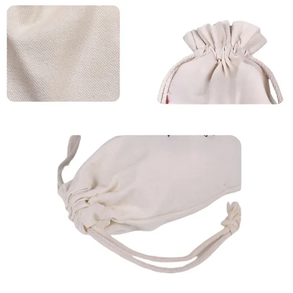 High Quality Eco-Friendly Cotton Drawstring Tote Bag - High Quality Eco-Friendly Cotton Drawstring Tote Bag - Image 3 of 3