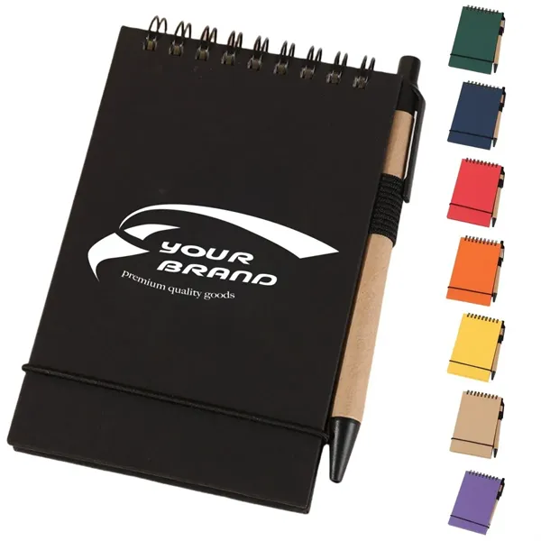 Mini Recycled Spiral Notebook Eco Friendly Portable Writing - Mini Recycled Spiral Notebook Eco Friendly Portable Writing - Image 0 of 4