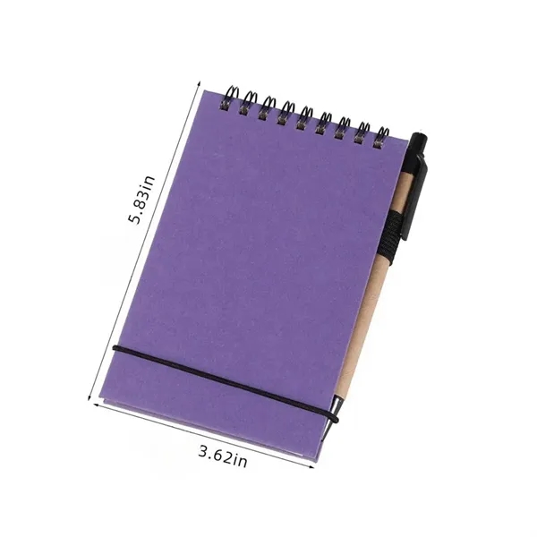 Mini Recycled Spiral Notebook Eco Friendly Portable Writing - Mini Recycled Spiral Notebook Eco Friendly Portable Writing - Image 1 of 4