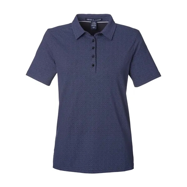 Devon & Jones Women's Crownlux Performance® Geo Polo - Devon & Jones Women's Crownlux Performance® Geo Polo - Image 8 of 10