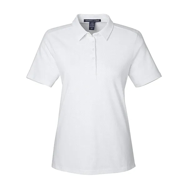 Devon & Jones Women's Crownlux Performance® Geo Polo - Devon & Jones Women's Crownlux Performance® Geo Polo - Image 9 of 10