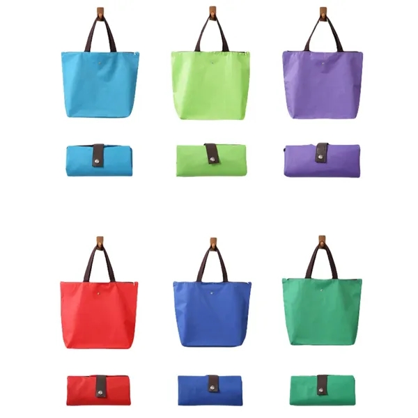 Foldable Shopping Tote Bag Lightweight and Compact Travel - Foldable Shopping Tote Bag Lightweight and Compact Travel - Image 4 of 4