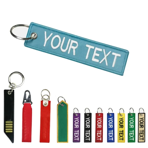 Double Sided Embroidered Keychain - Double Sided Embroidered Keychain - Image 0 of 0