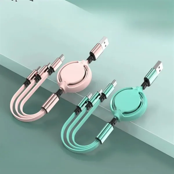 3 In 1 Retractable Charging Cable For Phones And Devices - 3 In 1 Retractable Charging Cable For Phones And Devices - Image 6 of 6