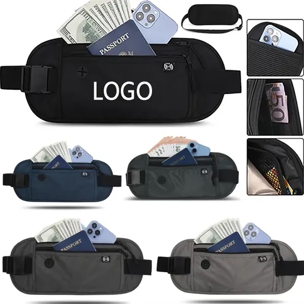 RFID Blocking Sports Fanny Pack - RFID Blocking Sports Fanny Pack - Image 0 of 1